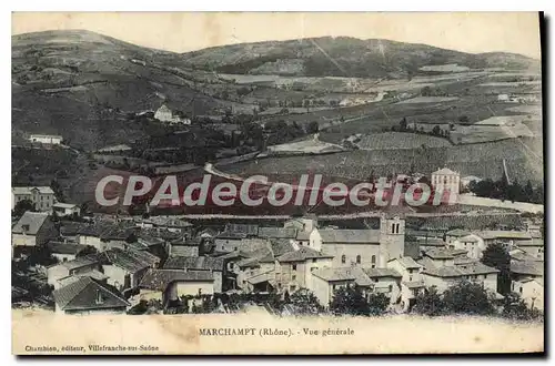 Cartes postales Marchampt Vue Generale