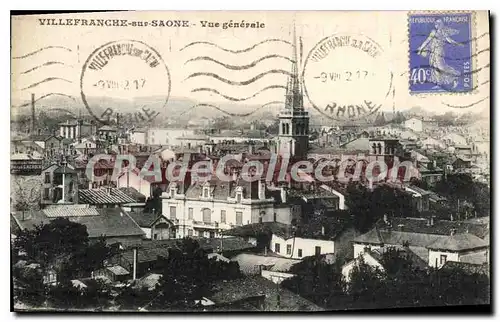 Cartes postales Villefranchee Sur Saone Vue Generale