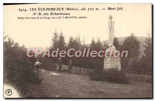 Cartes postales Les Echarmeaux mont joli Notre Dame Des Echarmeaux sabotier