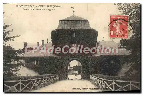 Cartes postales Saint Etienne Les Ouillieres Entree Du Ch�teau de Pougelon