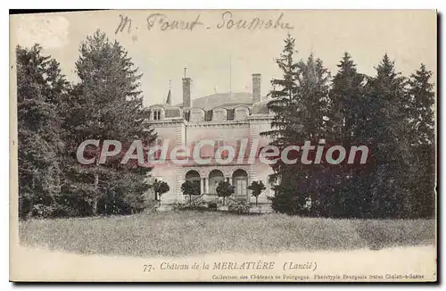 Cartes postales Chateau De La Merlatiere Lanci�