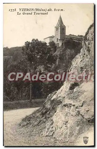 Cartes postales Yzeron Le Grand Tournant