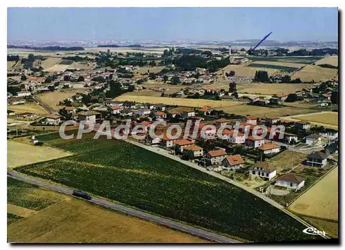 Moderne Karte Toussieu Vue Generale Aerienne