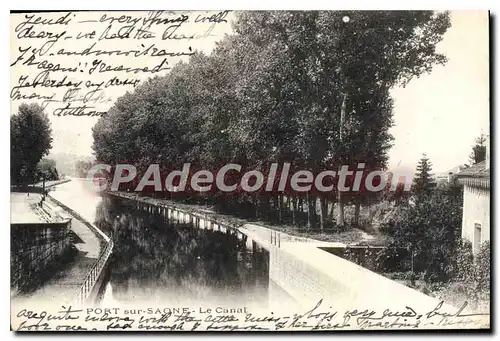 Cartes postales moderne Port Sur Saone Le Canal