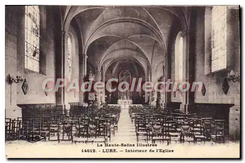 Cartes postales Lure Interieur De l'Eglise