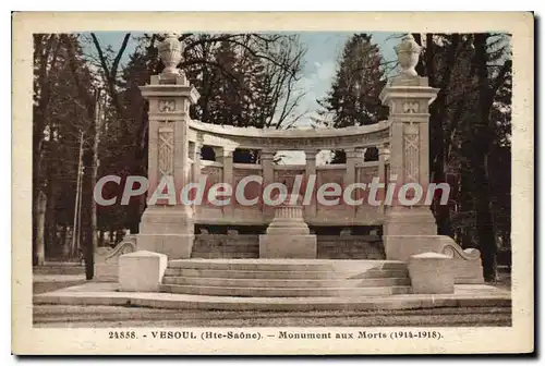 Cartes postales Vesoul Monument Aux Morts