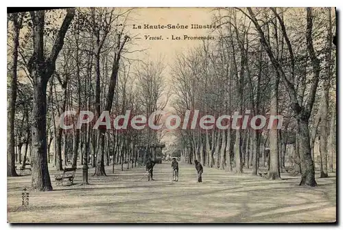 Cartes postales Vesoul Les Promenades
