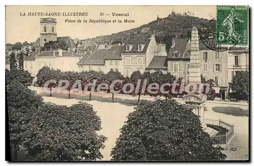Cartes postales VEsoul Place De La Republique Et La Motte