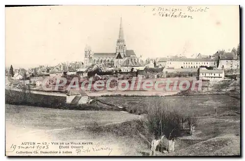 Cartes postales Autun Vue De La Ville Haute