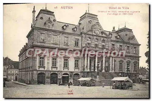 Cartes postales Autun Hotel De Ville construit en 1832