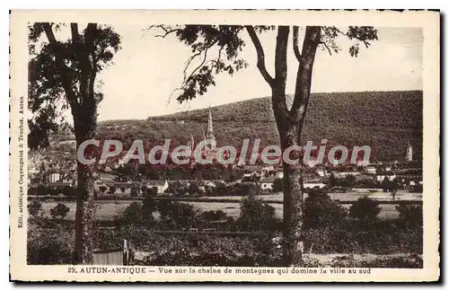 Cartes postales Autun Antique Vue Sur La Chaine De Montagnes