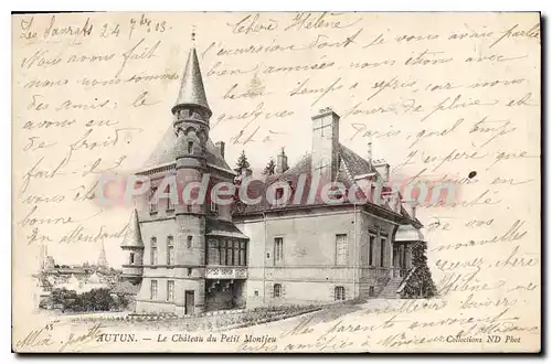 Cartes postales Autun Le Chateau Du Petit Montjeu