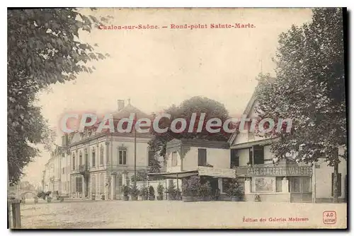 Cartes postales Chalon Sur Saone Rond Point Sainte Marie