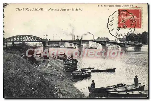 Cartes postales Chalon Sur Saone Nouveau Pont Sur La Saone