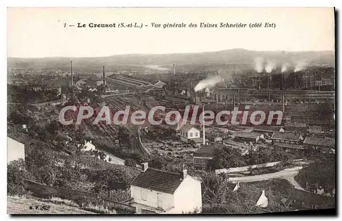 Cartes postales Le Creusot Vue Generale Des Usines Schneider