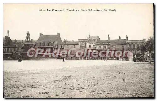 Cartes postales Le Creusot Place Schneider