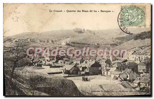 Cartes postales Le Creusot Quartier Des Riaux les baraques