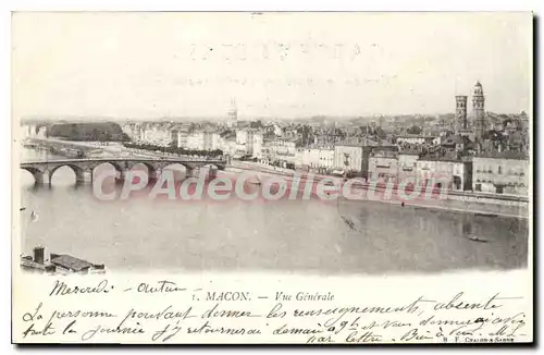 Cartes postales Macon Vue Generale