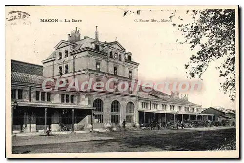 Cartes postales Macon La Gare