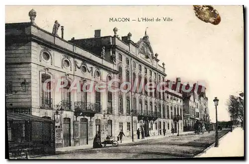 Cartes postales Macon L'Hotel De Ville