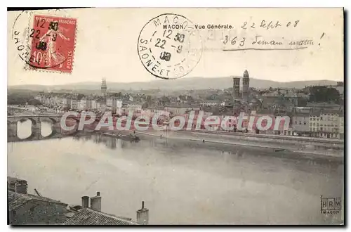 Cartes postales Macon Vue Generale