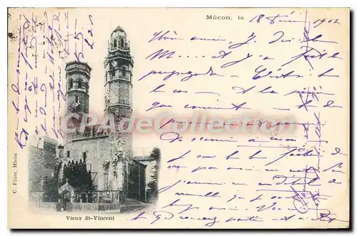 Cartes postales Macon Vieux St Vincent