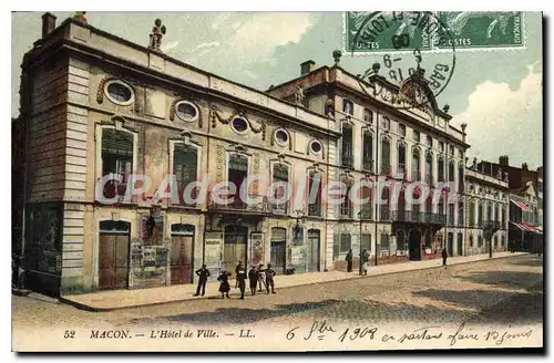 Cartes postales Macon L'Hotel De Ville