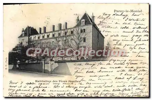 Cartes postales Paray Le Monial Habitation Des Peres Jesuites