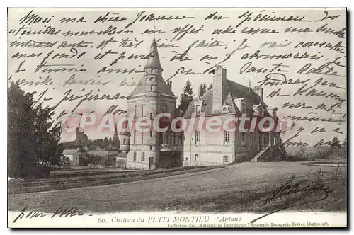 Cartes postales Chateau Du Petit Montjeu Autun