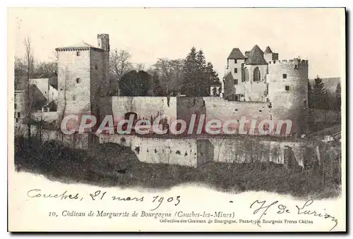Ansichtskarte AK Chateau De Marguerite De Bourgogue Couches-les-Mines
