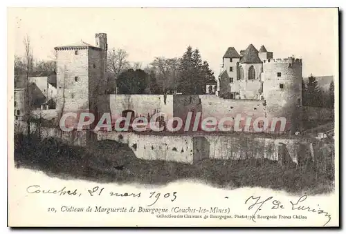 Cartes postales Chateau De Marguerite De Bourgogue Couches-les-Mines