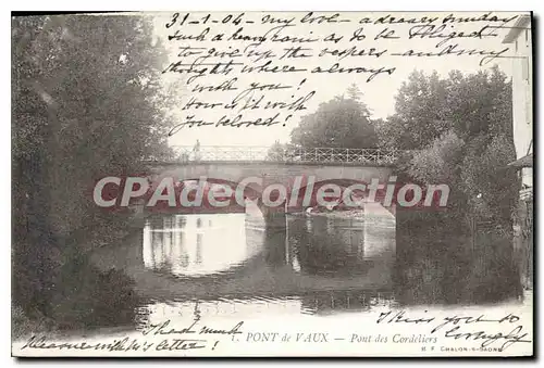 Cartes postales Pont De Vaux Pont Des Cordeliers