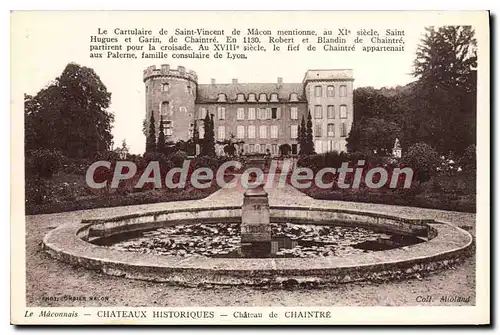 Cartes postales Chateaux Historiques Chateau De Chaintre