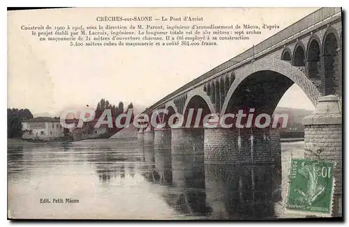 Cartes postales Creches Sur Saone Le Pont D'arciat