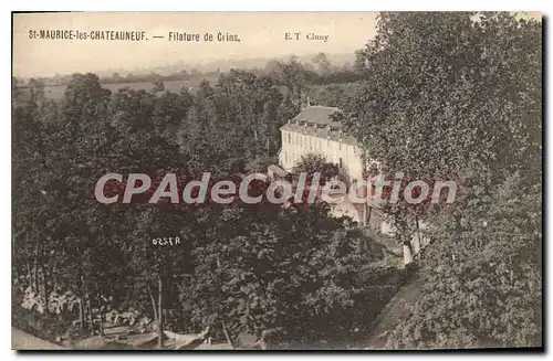 Cartes postales St Maurice Les Chateauneuf Filature De Crins