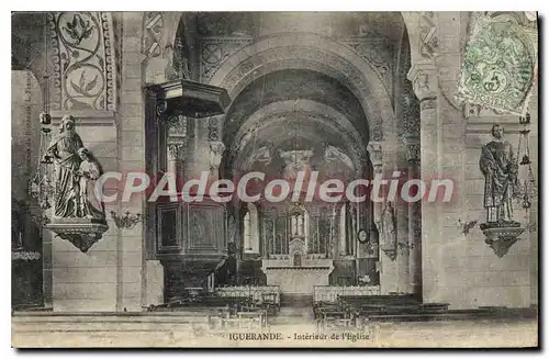 Cartes postales Iguerande int�rieur de l'�glise