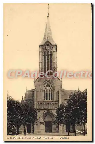 Cartes postales Chapelle De Guinchay L'Eglise