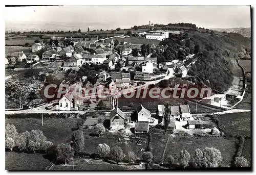 Moderne Karte Taize Vue Generale Aerienne