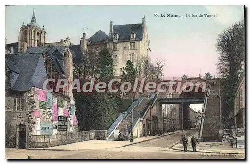 Cartes postales Le Mans Le Bas Du Tunnel