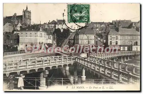 Cartes postales Le Mans Le Pont En X