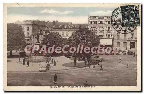 Cartes postales Le Mans Place De la Republique