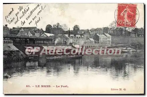 Cartes postales Le Mans Le Port