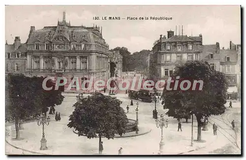 Cartes postales Le Mans Place De La Republique