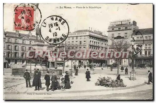 Cartes postales Le Mans Place De La Republique