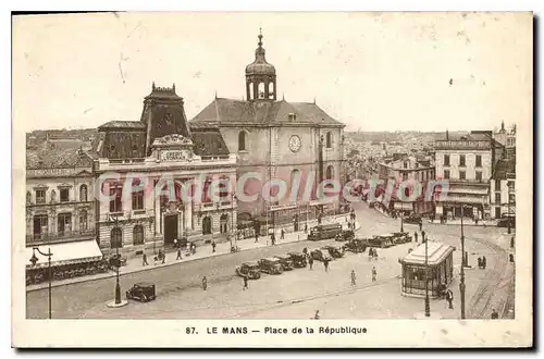 Cartes postales Le Mans Place De La Republique