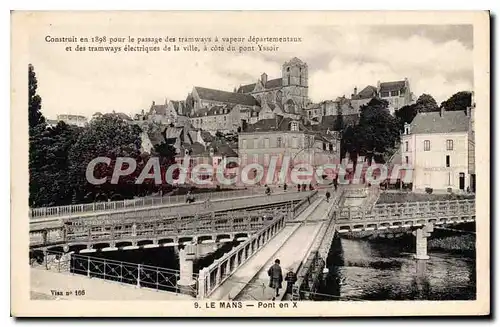 Cartes postales Le Mans Pont En X