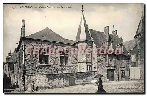 Cartes postales Le Mans Maison Scarron