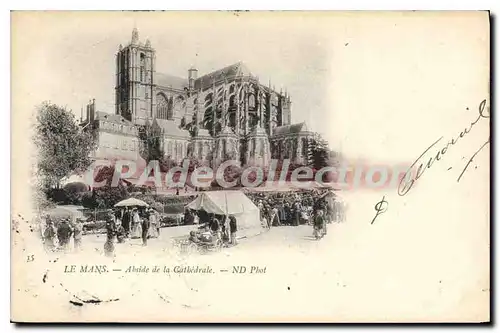 Cartes postales Le Mans Abside De La Cathedrale