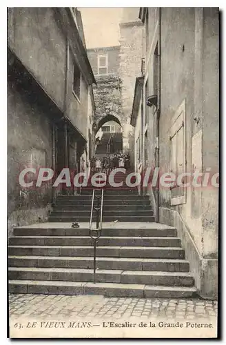 Cartes postales Le Mans L'Escalier De La Grande poterne