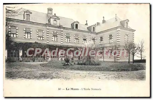 Cartes postales Le Mans L'Ecole Normale